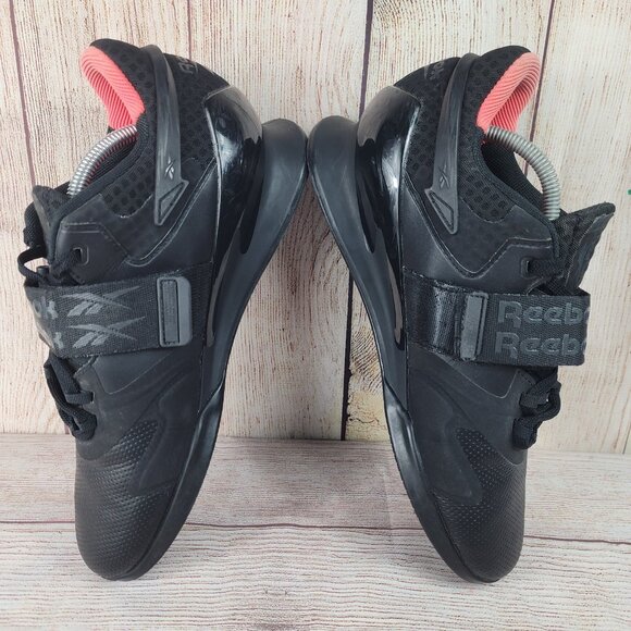 Reebok Legacy Lifter 2 Weightlifting Squat Gym Shoes Mens Size 10 Training Black - Picture 4 of 9